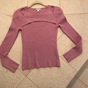 Bar lll spring sweater size s pink/mauve